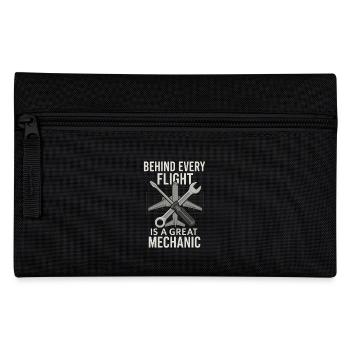 Mécanicien d’aviation Faa Humour Technicien d’aéronefs - Trousse - noir - Devant