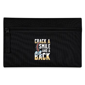 Craquez Un Sourire Et Un Dos Dos Humour - Trousse - noir - Devant