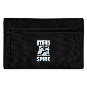 It's not about how you stand, but how you - Pencil Case - black - Front