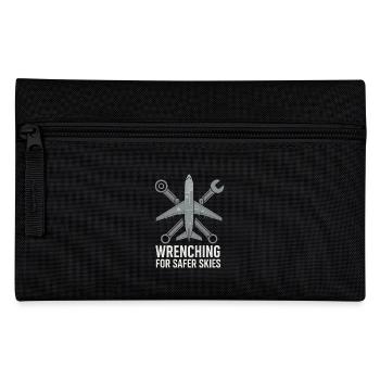 Mécanicien d’aviation Faa Humour Technicien d’aéronefs - Trousse - noir - Devant