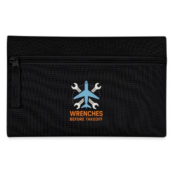 Mécanicien d’aviation Faa Humour Technicien d’aéronefs - Trousse - noir - Devant