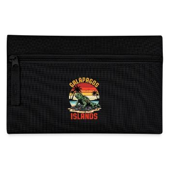 Galapagos Islands - Federtasche - Schwarz - Vorne