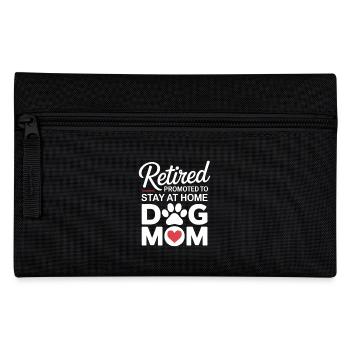 Ruhestand Hundemama Spruch Hundehalterin - Federtasche - Schwarz - Vorne