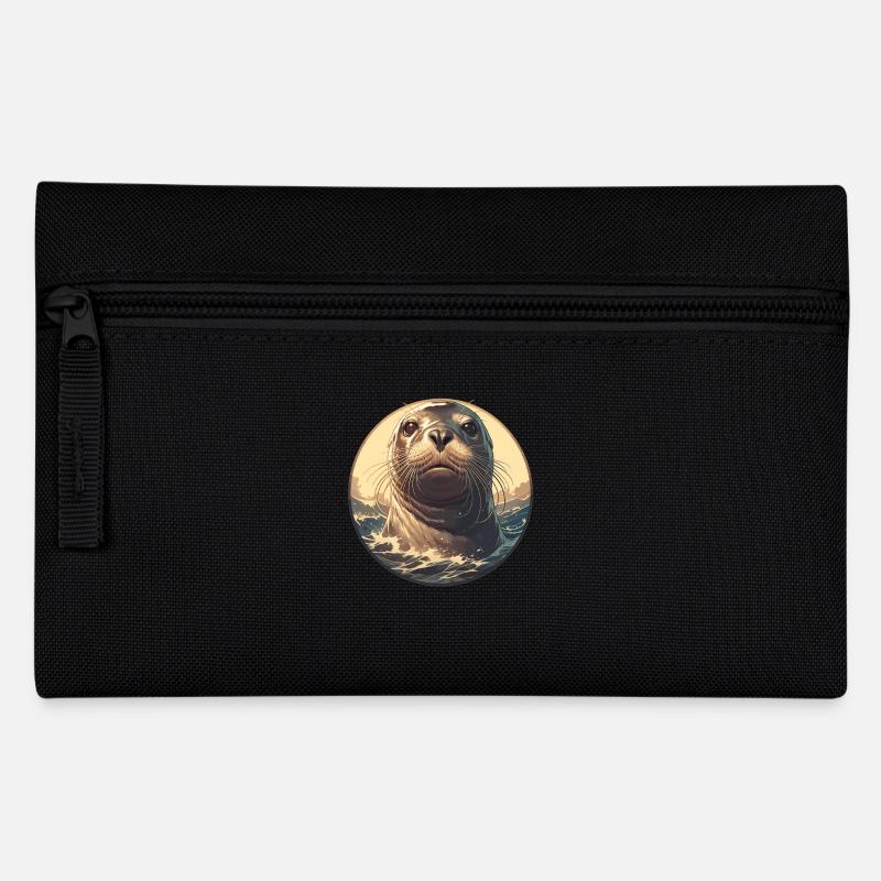 Robben Robbe - Federtasche - Schwarz