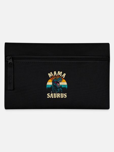 Mama Saurus - T-Rex - Tyrannosaurus - Geschenk - Federtasche - Schwarz