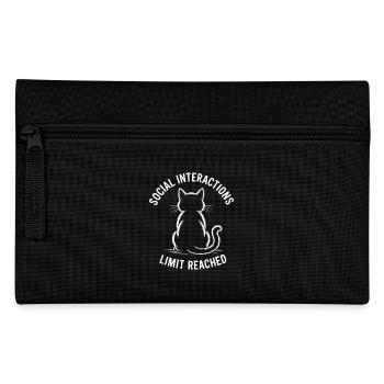 Limite d’interactions sociales atteinte Chat introverti - Trousse - noir - Devant
