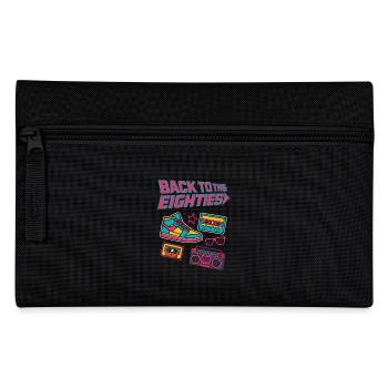 Retour aux années 80 – Design rétro des années 80 - Trousse - noir - Devant