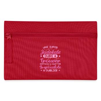 A Super Judoka - Judoka Gift - Pencil Case - red - Front
