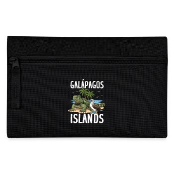Galapagos Islands - Federtasche - Schwarz - Vorne