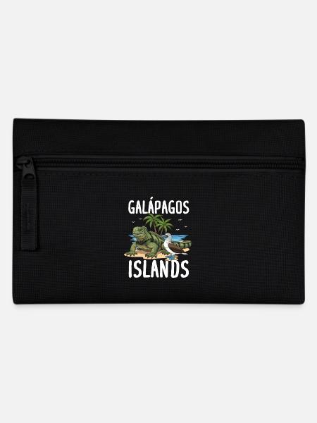 Galapagos Islands - Federtasche - Schwarz