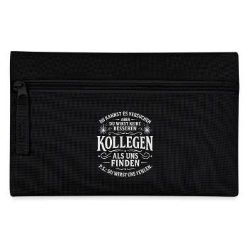 Job change colleagues farewell gift - Pencil Case - black - Front