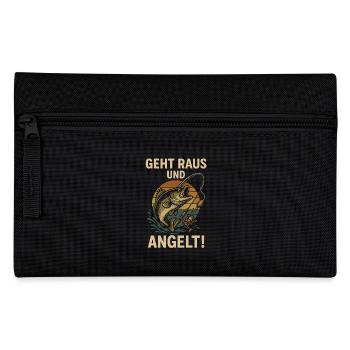 Pêche Sport Poisson Eau Liberté Rod Hameçon - Trousse - noir - Devant