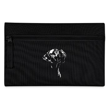 Bullmastiff Silhouette Dog Dog Wilsigns - Pencil Case - black - Front