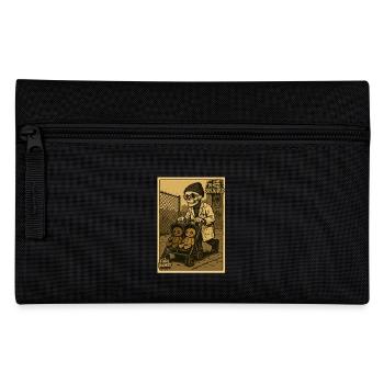 Dr Skeltamortis with voodoo dolls in a stroller - Pencil Case - black - Front