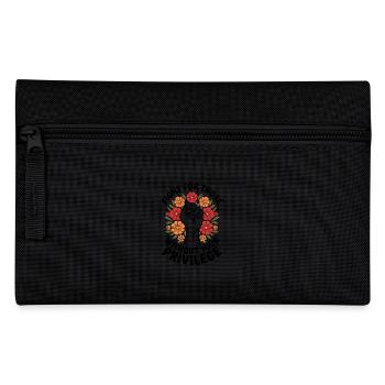 Lutte pour le poing des fleurs sans privilèges - Trousse - noir - Devant