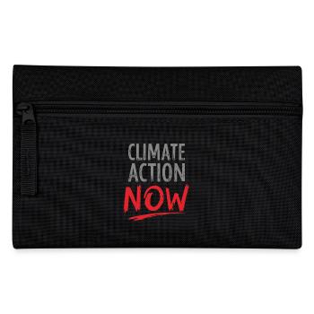 Climate Action Now Umwelt Naturschutz Umweltschutz - Federtasche - Schwarz - Vorne