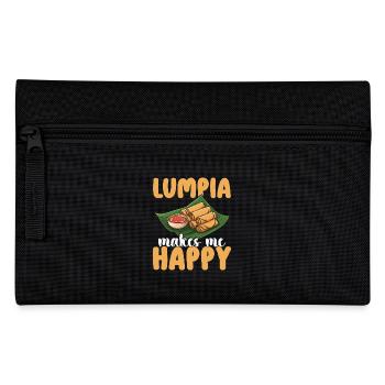 Spring Rolls Lumpia Makes Me Happy - Pencil Case - black - Front