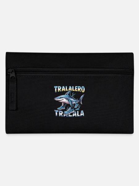 Hai Meme Italian Brainrot Tralalero Tralala - Federtasche - Schwarz