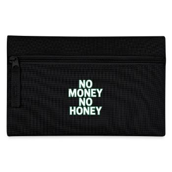No Money No Honey Ironischer Geld Spruch Party - Federtasche - Schwarz - Vorne