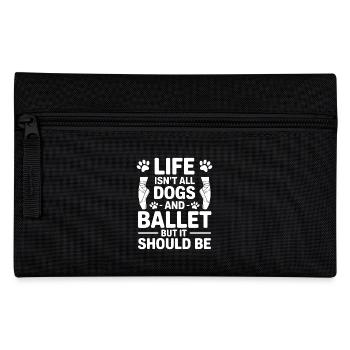 Ballett Spruch Ballerina Lustiges Ballett Geschenk - Federtasche - Schwarz - Vorne