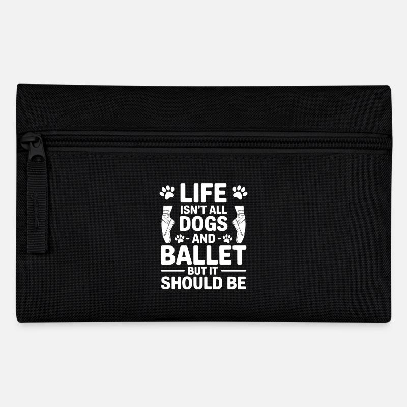 Ballett Spruch Ballerina Lustiges Ballett Geschenk - Federtasche - Schwarz