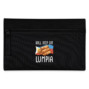 Lumpia Philippinische Frühlingsrollen - Federtasche - Schwarz - Vorne