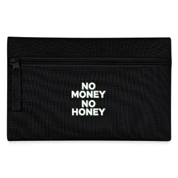 Pas d’argent pas de miel Ironique Argent Dire Fête - Trousse - noir - Devant