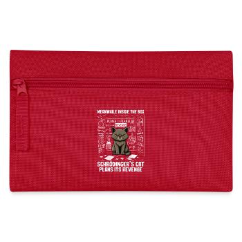 Le chat de Schrödinger planifie sa vengeance - Trousse - rouge - Devant