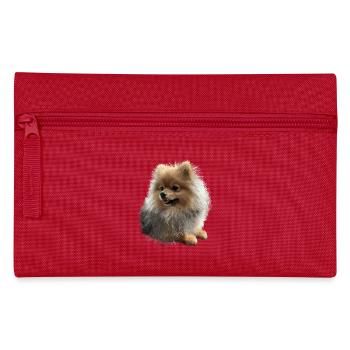 Pomeranian Pomeranian Pom Sweet German Spitz - Pencil Case - red - Front