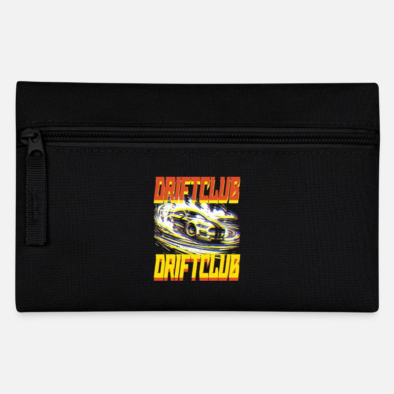 Voiture Drift - Style Retro Futuriste Course Auto - Trousse - noir