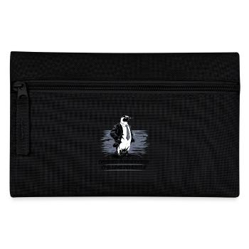 Best Dressed Penguin Läuft Im Büro - Federtasche - Schwarz - Vorne
