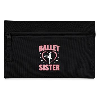 Ballett Spruch Ballerina Lustiges Ballett Geschenk - Federtasche - Schwarz - Vorne