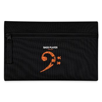 Autism T Shirt Bass Player United - Pencil Case - black - Front