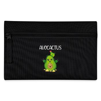 Avocado Cactus Avocactus Gift Cute Funny - Pencil Case - black - Front