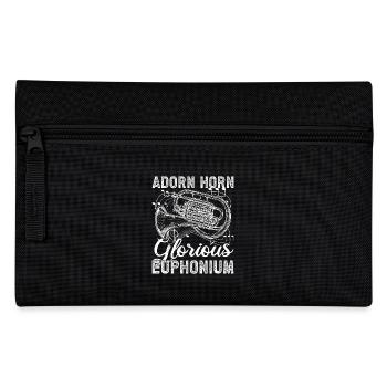 Baritone Player Adorn Horn Glorious Euphonium - Pencil Case - black - Front