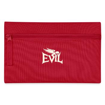 Evil lettering with dark angel - Pencil Case - red - Front