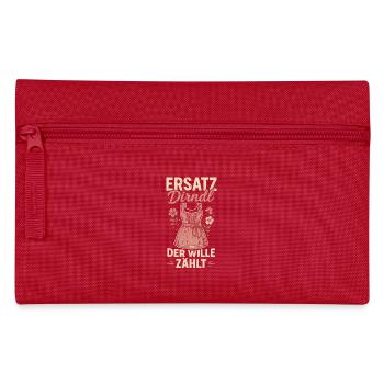 Replacement Dirndl – The Will Counts - Pencil Case - red - Front