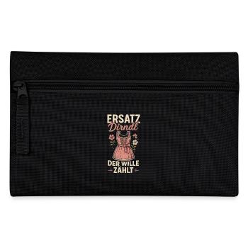 Replacement Dirndl – The Will Counts - Pencil Case - black - Front