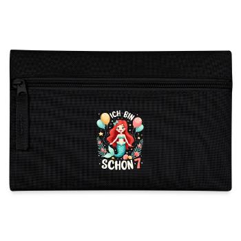 J’ai déjà 7 ans Sirène Birthday Girl - Trousse - noir - Devant