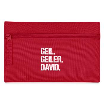 David - Federtasche - Rot - Vorne