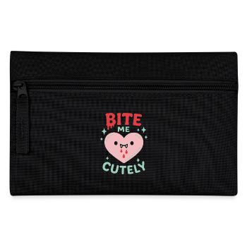Kawaii Horror Creepy Cute Pastel Goth Sweet Spooky - Pencil Case - black - Front