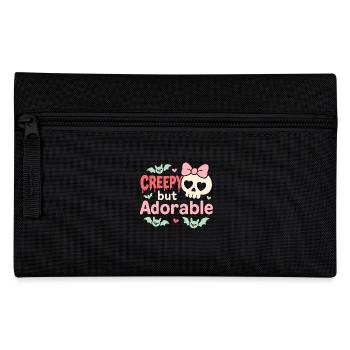 Kawaii Horror Creepy Cute Pastel Goth Sweet Spooky - Pencil Case - black - Front