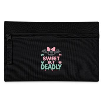Kawaii Horror Creepy Cute Pastel Goth Sweet Spooky - Pencil Case - black - Front