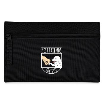 Bichon Frise Best Friends For Life - Pencil Case - black - Front