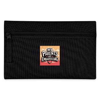 My parents are embarrassing - Pencil Case - black - Front