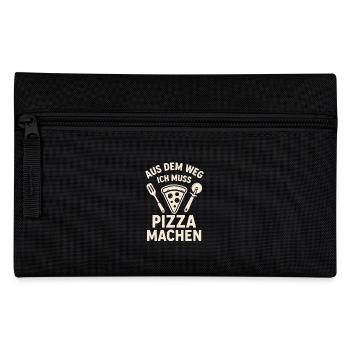 Out of the Way – I Need to Make Pizza - Pencil Case - black - Front