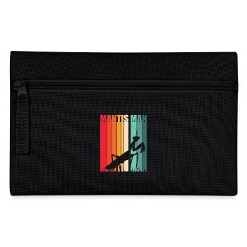 Mantis Gottesanbeter Gottesanbeterin - Federtasche - Schwarz - Vorne