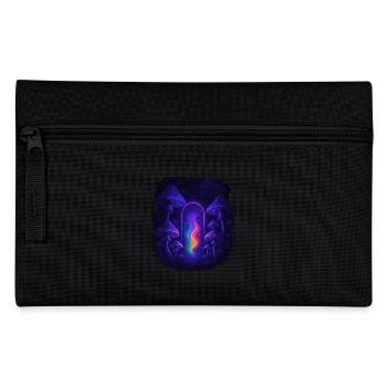 Magic Mushroom - Pilzwald Portal - Federtasche - Schwarz - Vorne