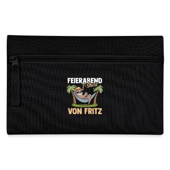 Faultier Fritz - Federtasche - Schwarz - Vorne