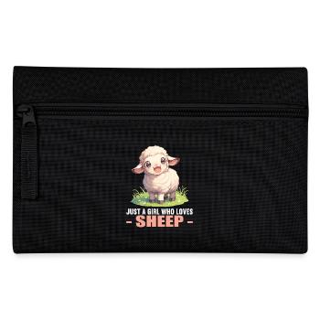 Schafe Schaf - Federtasche - Schwarz - Vorne